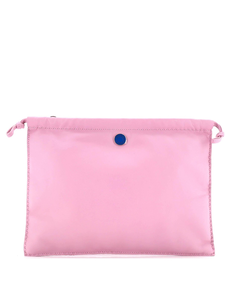 PRE-OWNED HERMES PRE-OWNED HERMES PILO POUCH MILO LAMBSKIN AND SWIFT