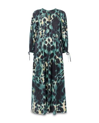 Misty Leopard Print Dress