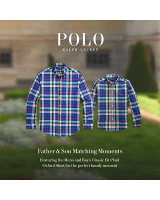 Polo Ralph Lauren Classic Fit Plaid Oxford Button Down Shirt