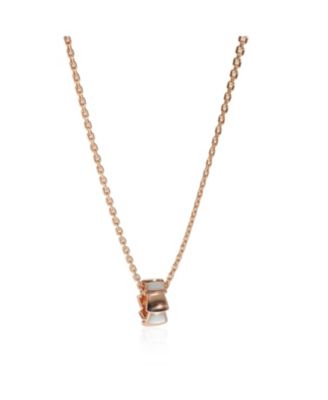 Pre-Owned Bvlgari Serpenti 18k Rose Gold Fashion Necklace