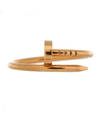 Pre-Owned Cartier Small Juste un Clou Ring 18K Rose Gold