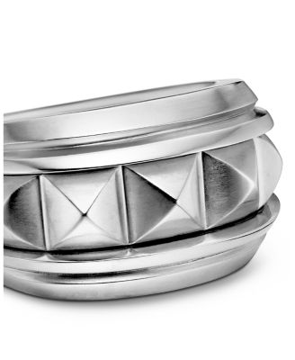 Men's Sterling Silver Pyramid Ring