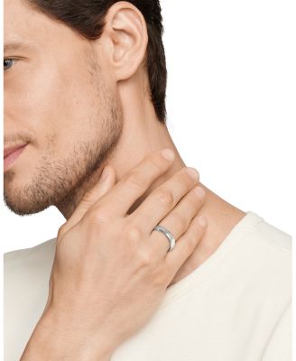 Men's 18K White Gold Classic Band