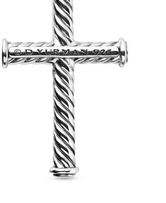 Men's Cable Cross Pendant