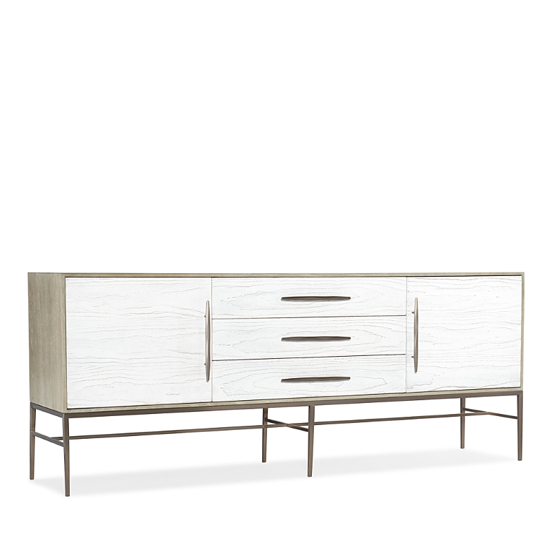 Hooker Furniture Cascade Collection Entertainment Console In White
