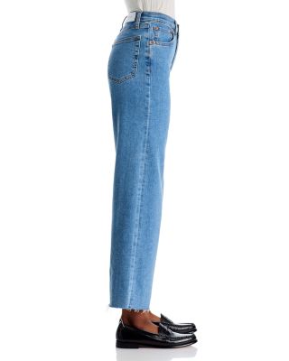 High Rise Cropped Wide Leg Jeans in Runyon