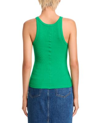 Ribbed Cotton Tank Top