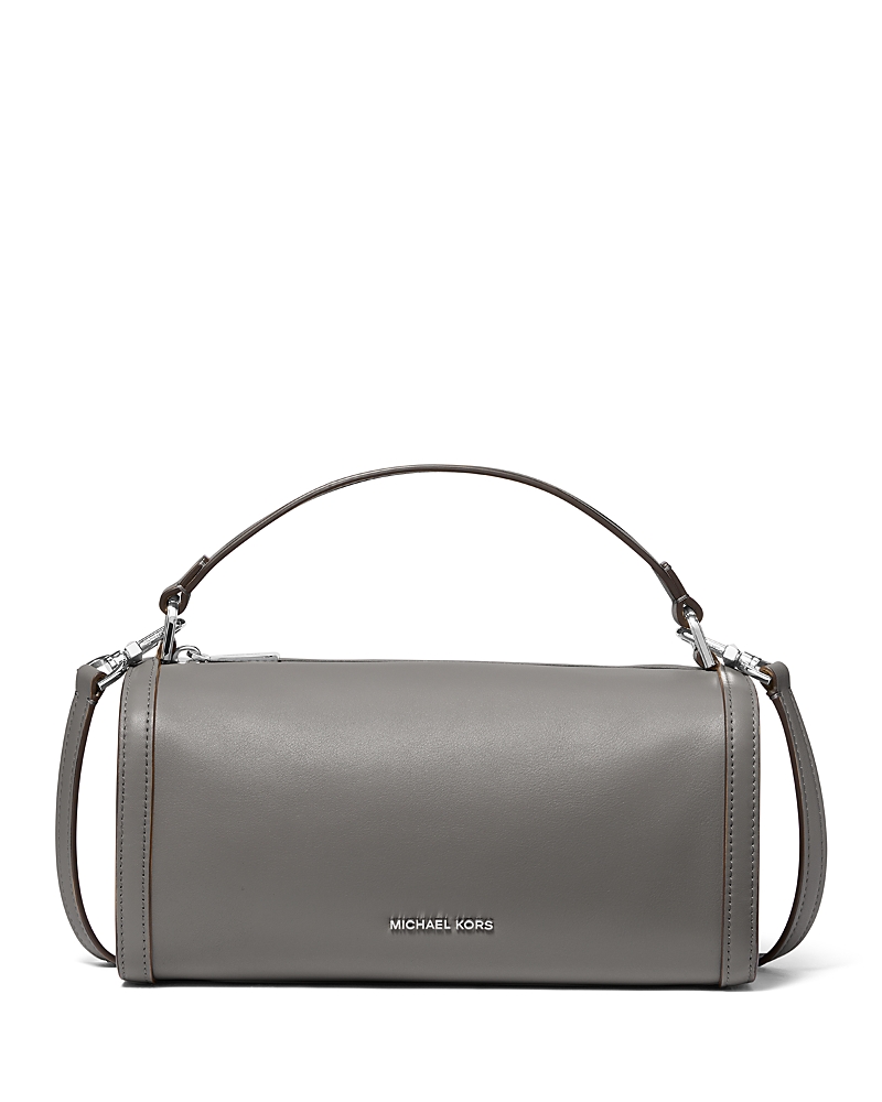 Michael Kors Small Top Handle Barrel Crossbody In Slate