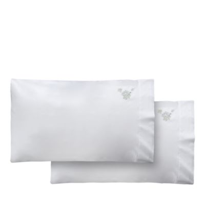 Ibla Embroidered Sateen Pillowcase Pair, King