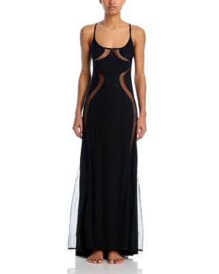 Psyche Sheer Inset Slip Dress