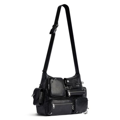 Superbusy Messenger Bag with Piercings