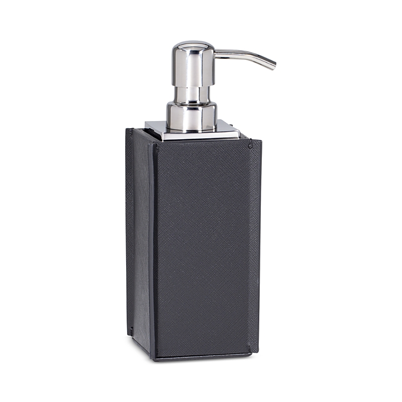 Labrazel Piega Leather Soap Pump In Black