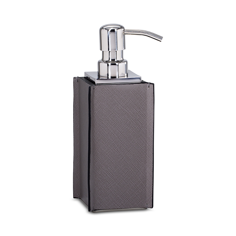 Labrazel Piega Leather Soap Pump In Gray