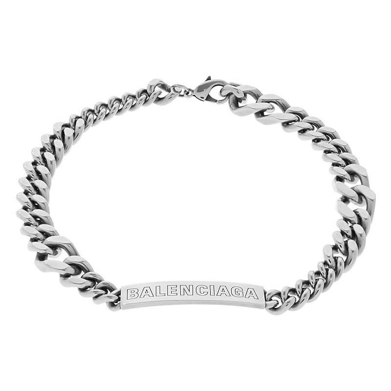 Balenciaga Plate Twist Necklace