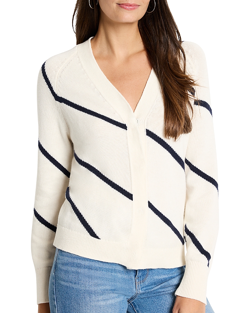 Nic + Zoe Nic+zoe Better Angle Cardigan In Cream Multi