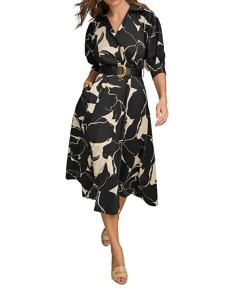 Donna Karan New York Donna Karan Belted Shirt Dress