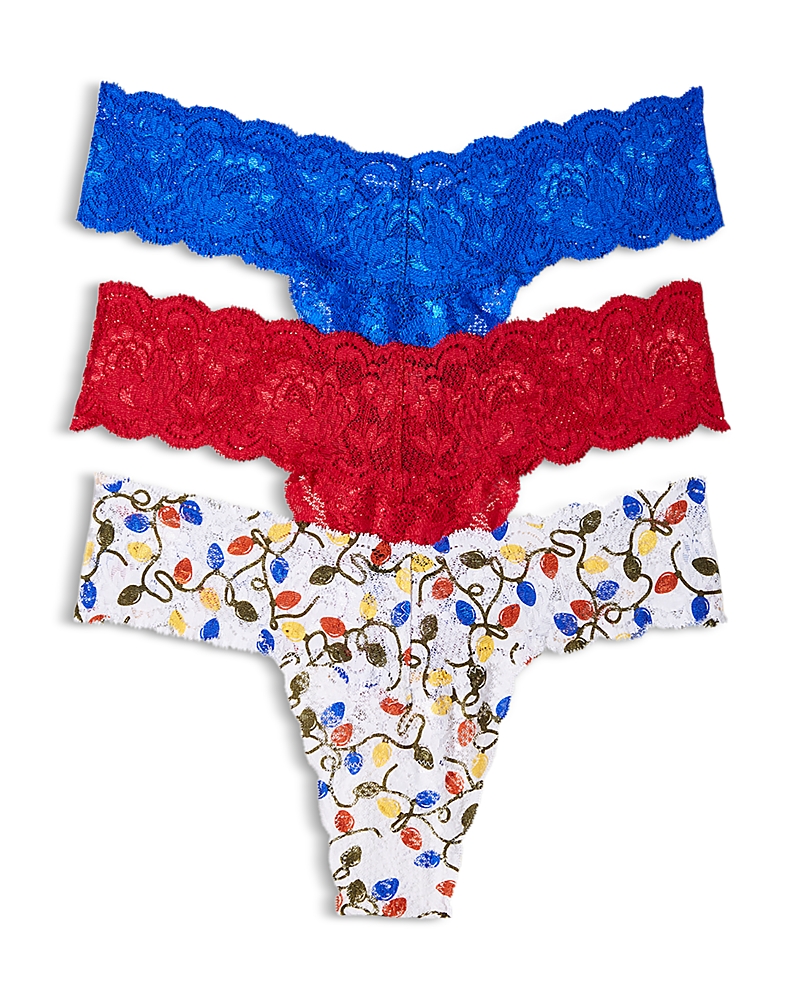 COSABELLA LOW RISE THONGS, SET OF 3