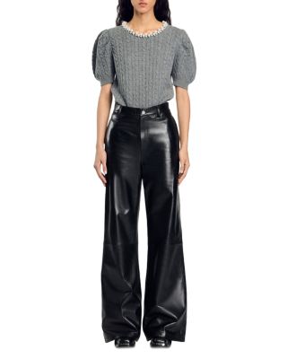 Madie Embellished Cable Knit Sweater
