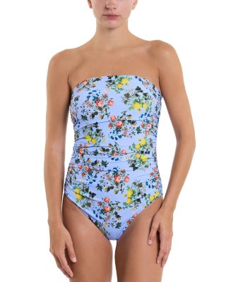 Bandeau Ruched One Piece Swimsuit
