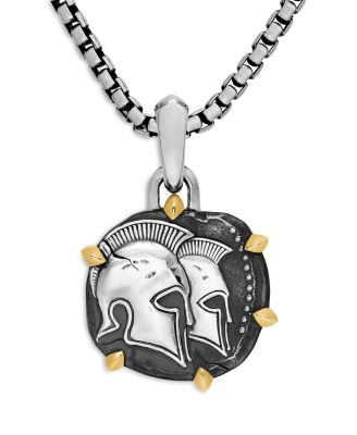 Sterling Silver & 18K Yellow Gold Zodiac Gemini Amulet Enhancer