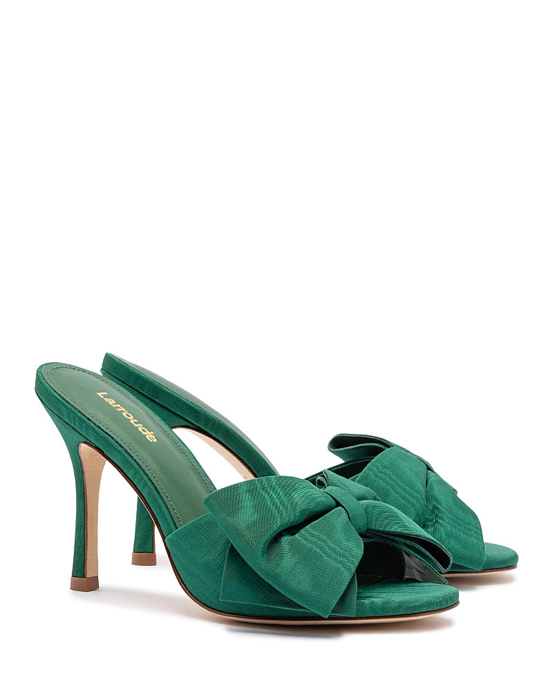 Larroude Elle Mule In Green