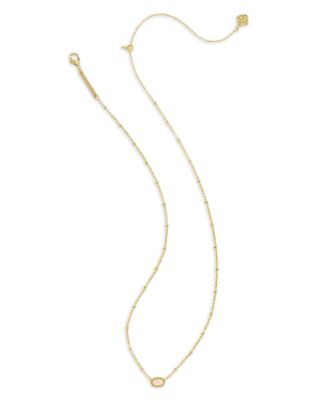 Mini Elisa Satellite Short Pendant Necklace, 15"-19"