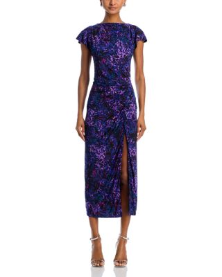 long sleeved jersey dress ERDEM