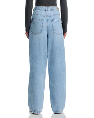 Drawstring Wide Leg Jeans in Feeling Good