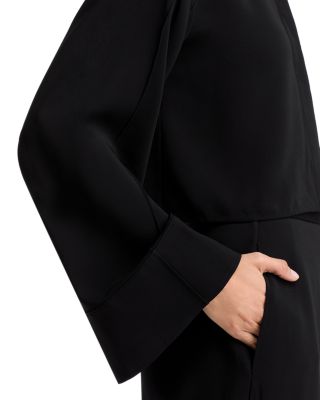 Cropped Button Front Shirt