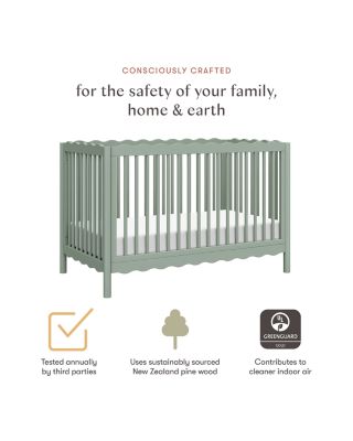 Swell 4 in 1 Convertible Crib with Toddler Bed Conversion Kit