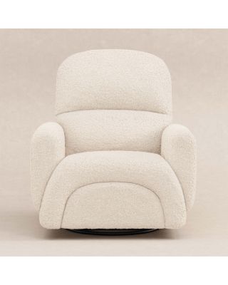 Rainbow Recliner and Swivel Glider in Teddy Loop