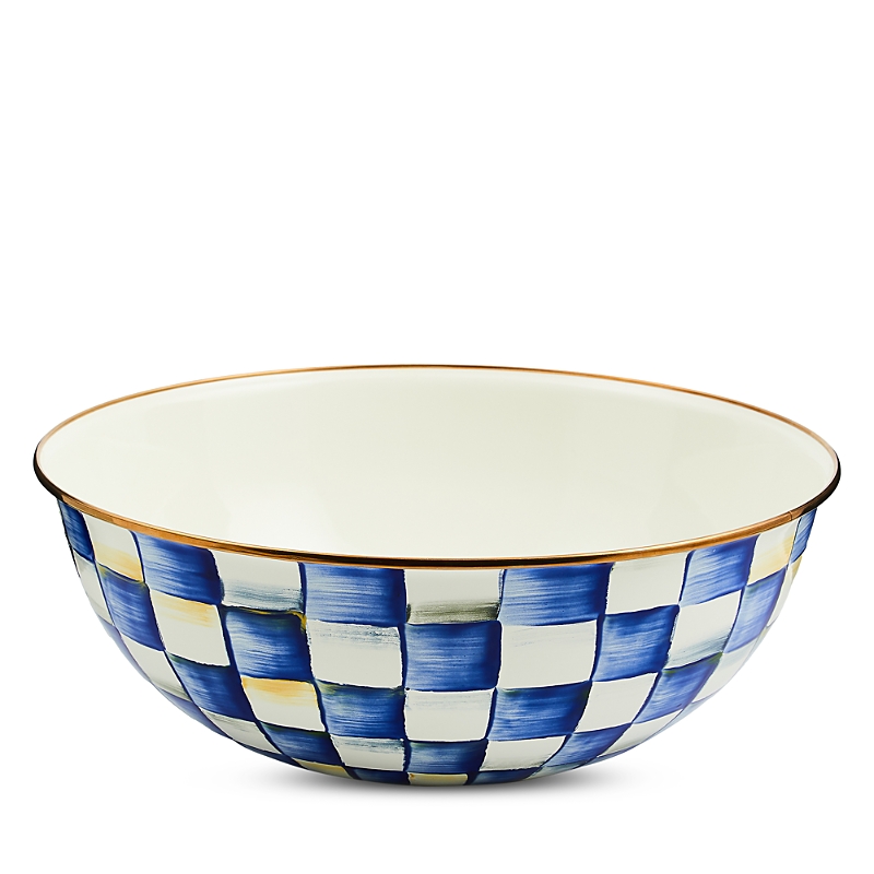 Mackenzie-childs Royal Check Everyday Extra Large Bowl