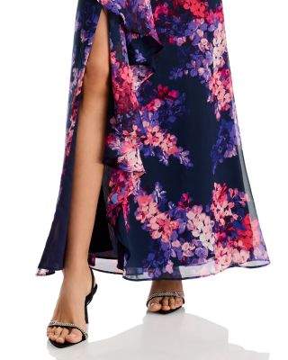 Ruffled Long Sleeve Dress