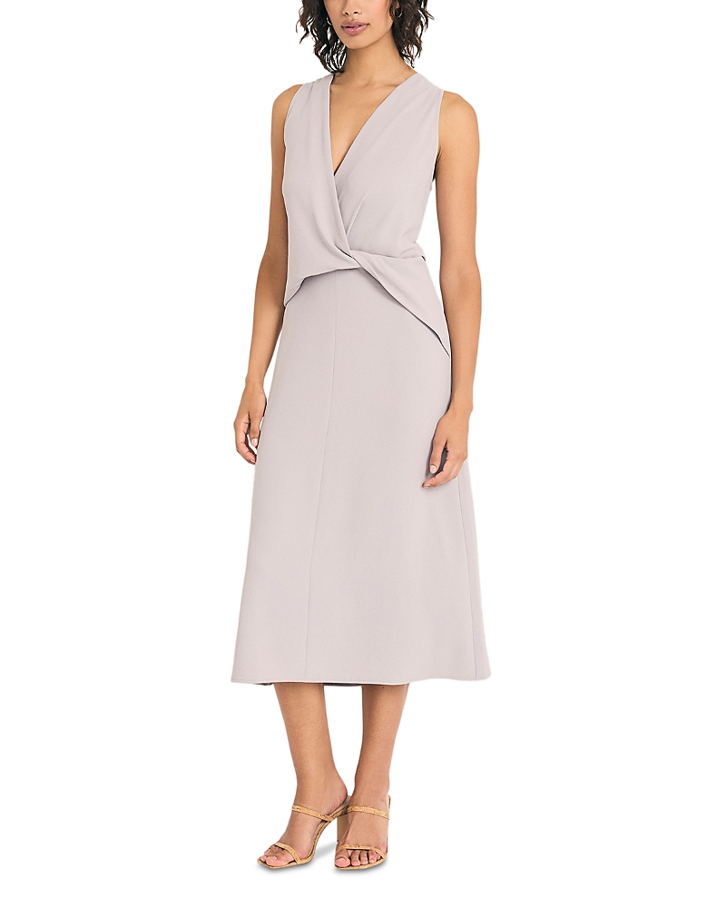 Luxely Drape Front Dress