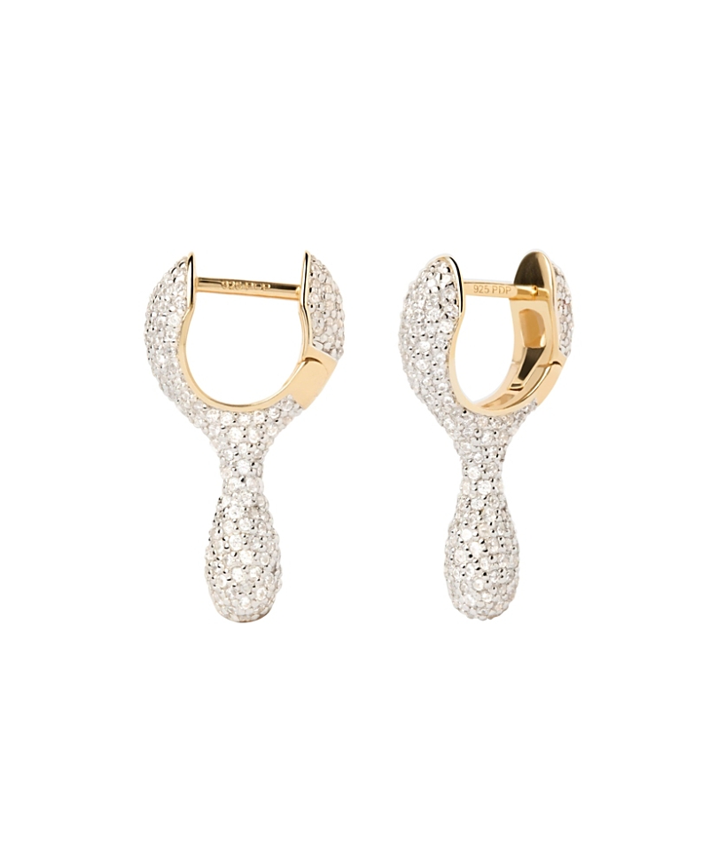 Pdpaola Women's Pave Ray Hoops