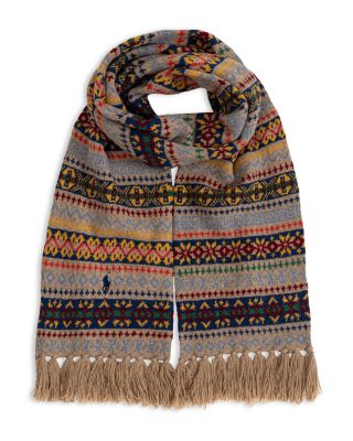 Polo Ralph Lauren - Wool Blend Fair Isle Scarf