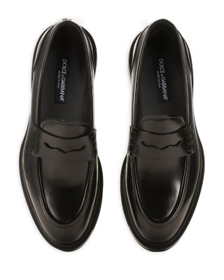 Men's Brushed Leather Loafers