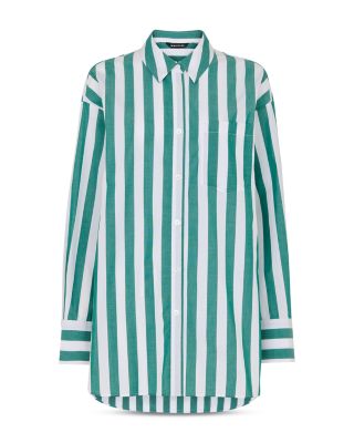 Oversized Striped Shirt