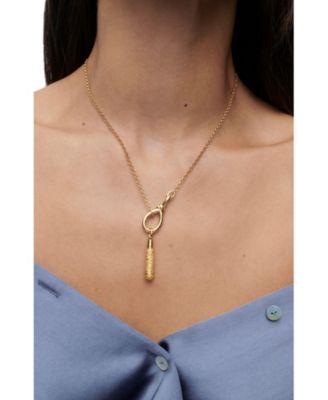  Women&#39;s Popcorn Large Drop Pendant