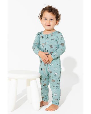 Unisex Mushroom Cycle Convertible Footie - Baby