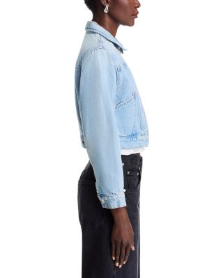 MOTHER The Duo Short Denim Jacket | Bloomingdale's