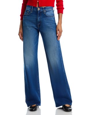 MOTHER - The Lasso Sneak High Rise Jeans in Bunny Hop