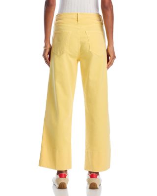 The Maven High Rise Wide Hem Ankle Jeans in Chalk It Up