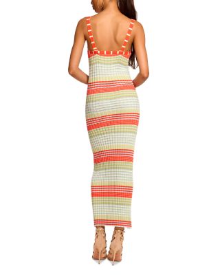 Cheval Striped Square Neck Dress