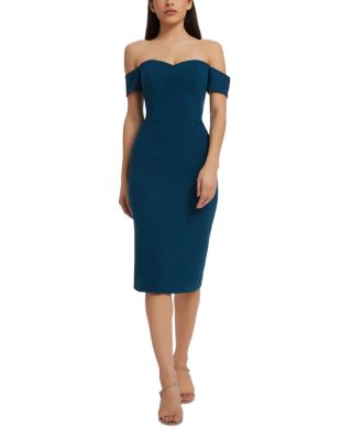 Bailey Off-the-Shoulder Sheath Dress