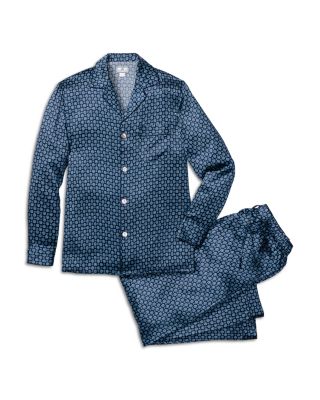 Silk Foulard Pajama Set