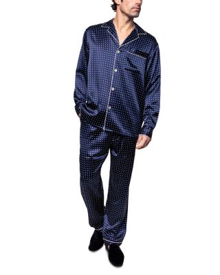 Silk Polka Dot Pajama Set
