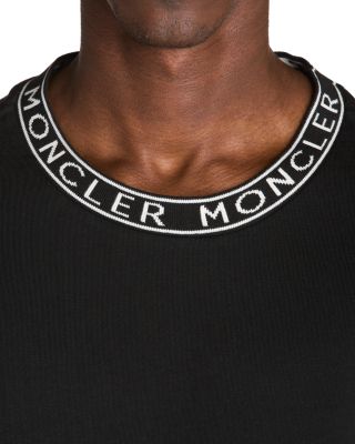Mock Collar Logo Short Sleeve Tee