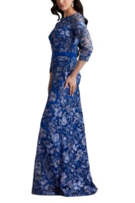 Fulcher Embroidered Illusion Gown