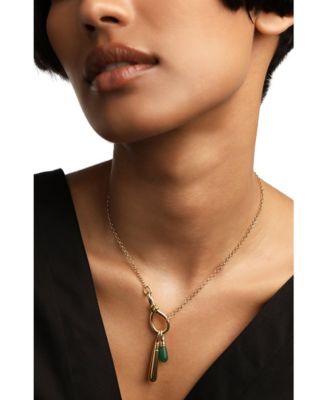  Women&#39;sn Gemstone Drop Pendant